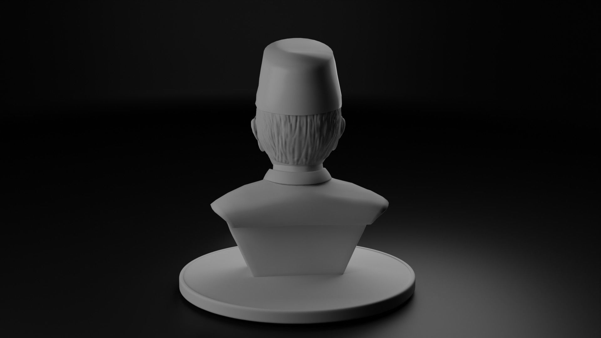 Agus Salim 3D model_5