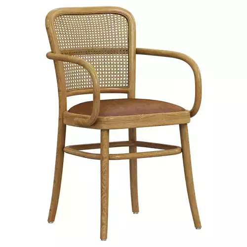 Restoration Hardware Juliette Cane Back Fabric Dining Armchair