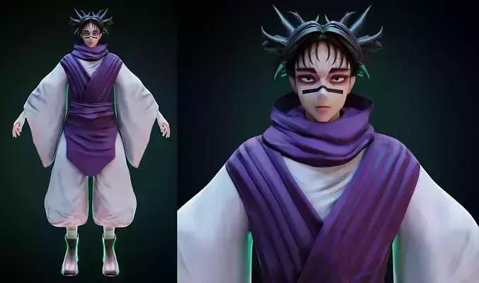 Choso  - Jujutsu Kaisen Low-poly 3D model