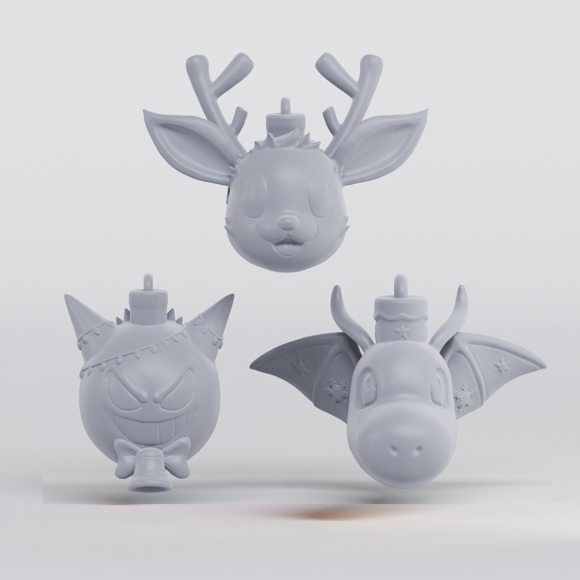 POKEMON CHRISTMAS ORNAMENTS 3D print model_5