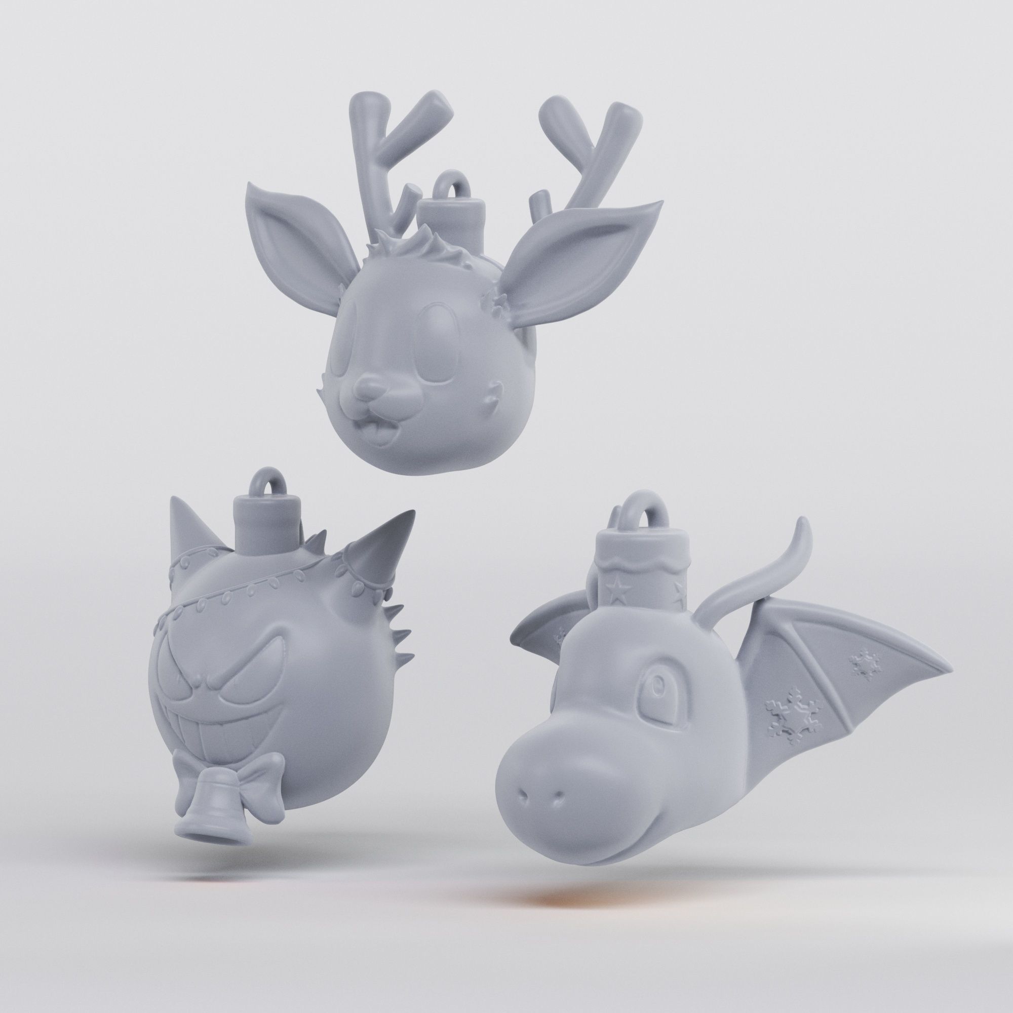 POKEMON CHRISTMAS ORNAMENTS 3D print model_6