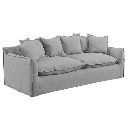 3 Seater Sofa Palermo 3D model 3D model