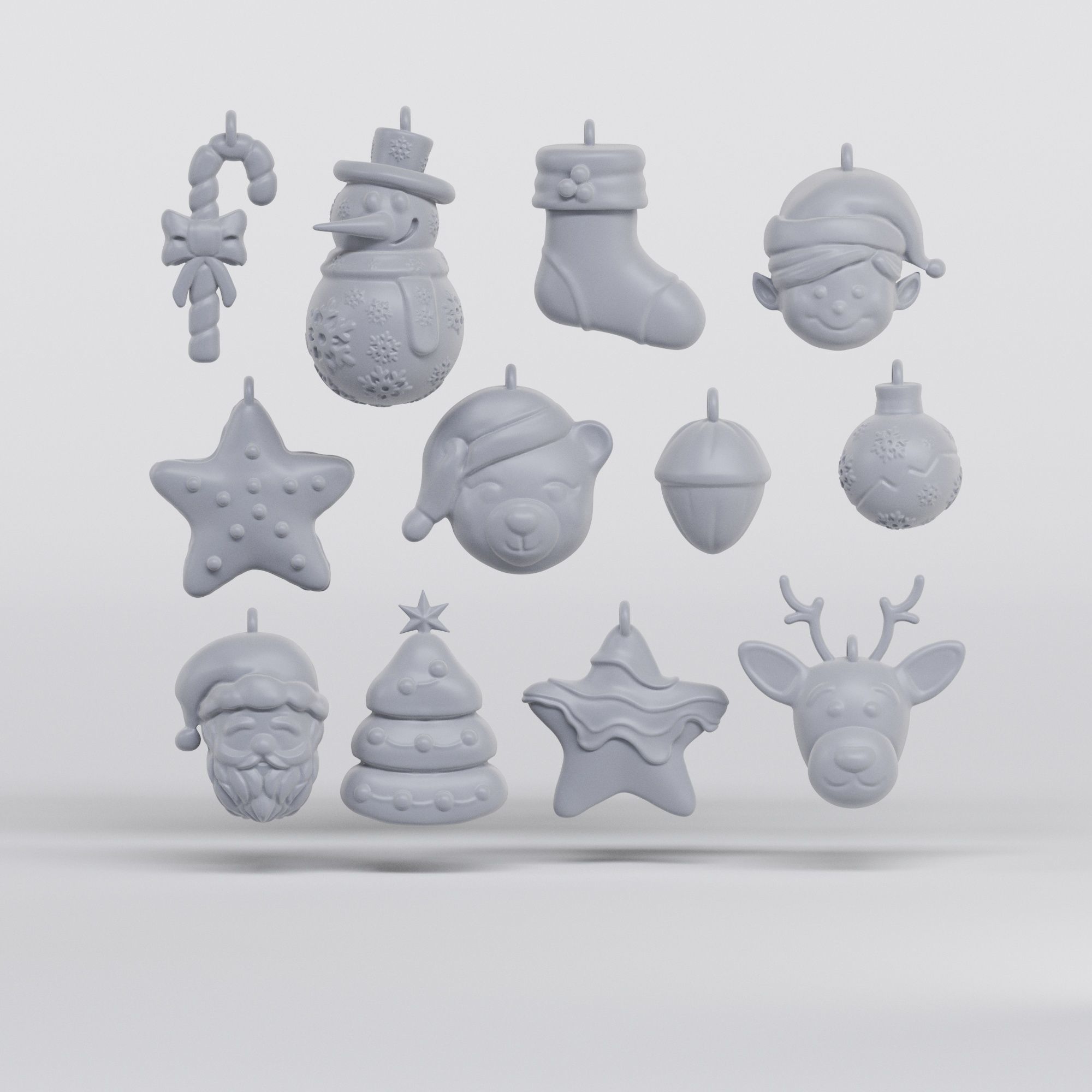 CHRISTMAS TREE DECORATIONS 3D print model_1
