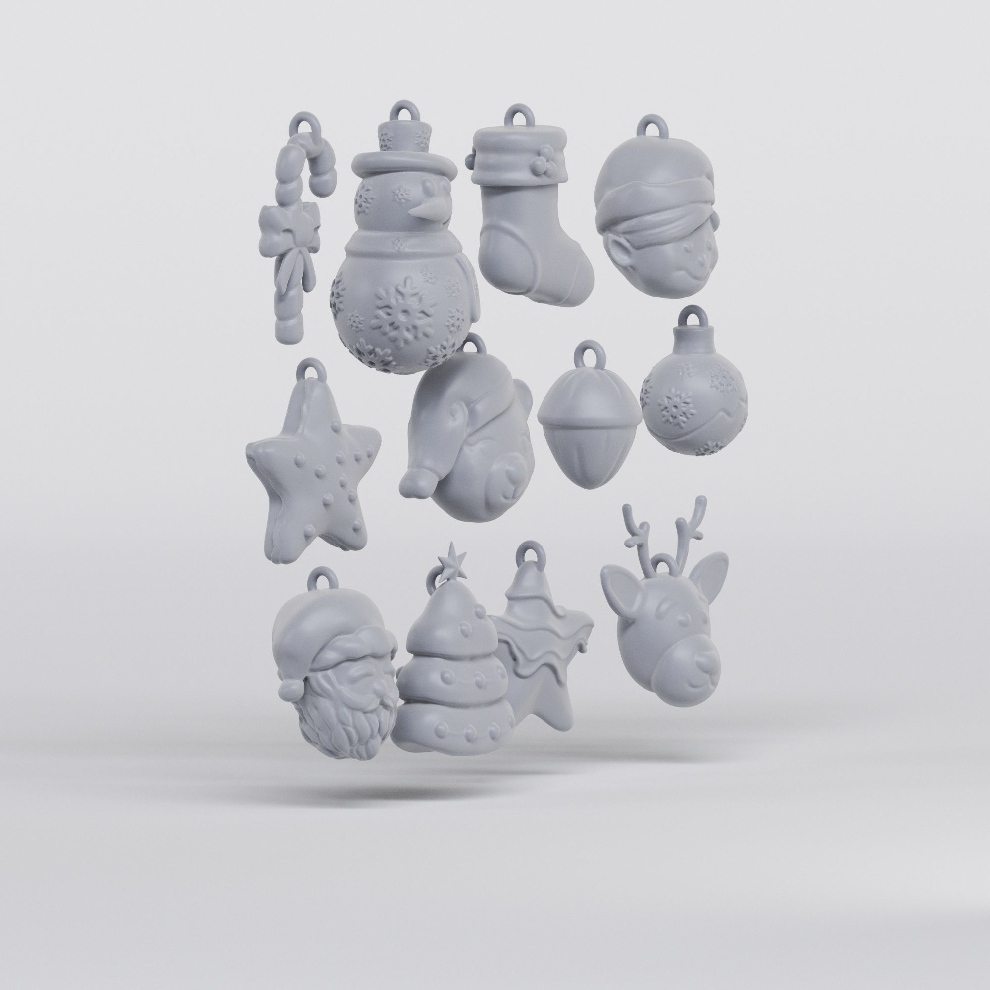 CHRISTMAS TREE DECORATIONS 3D print model_3