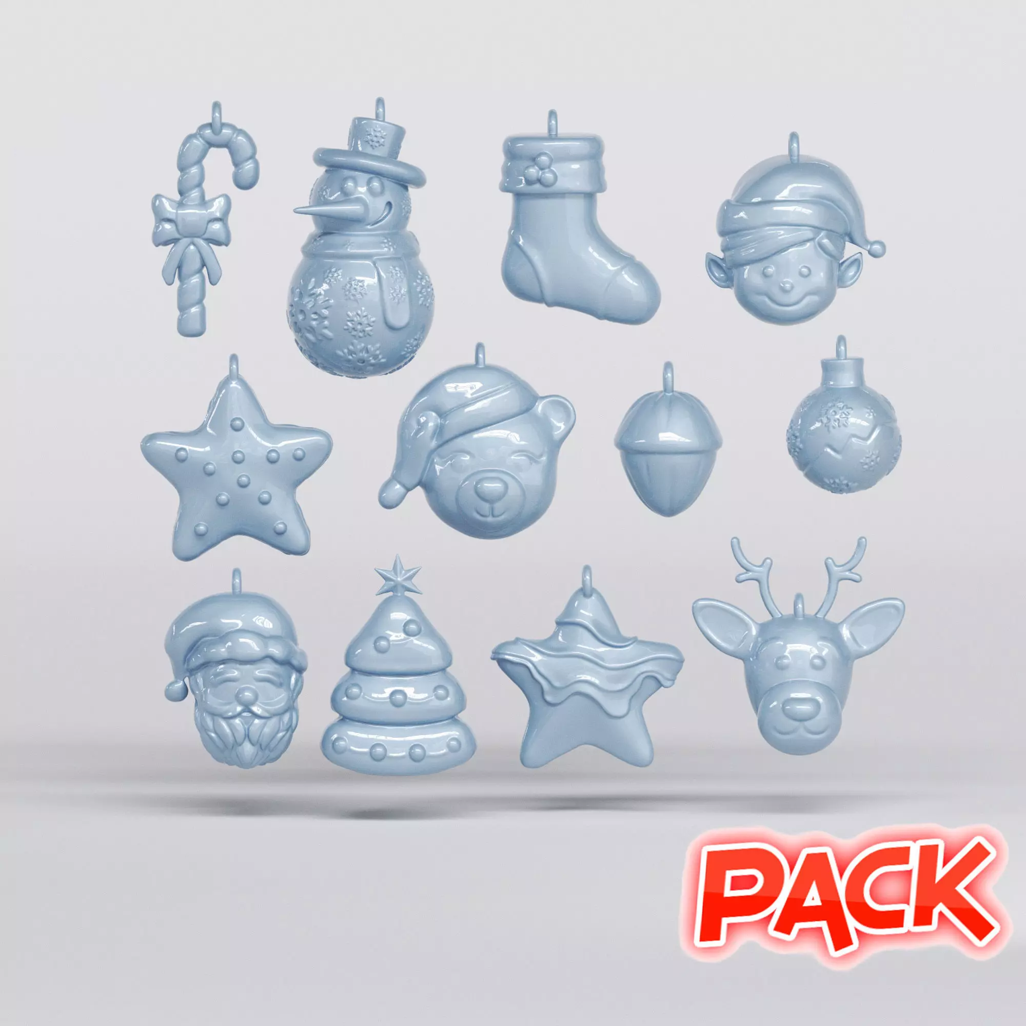 CHRISTMAS TREE DECORATIONS 3D print model_0