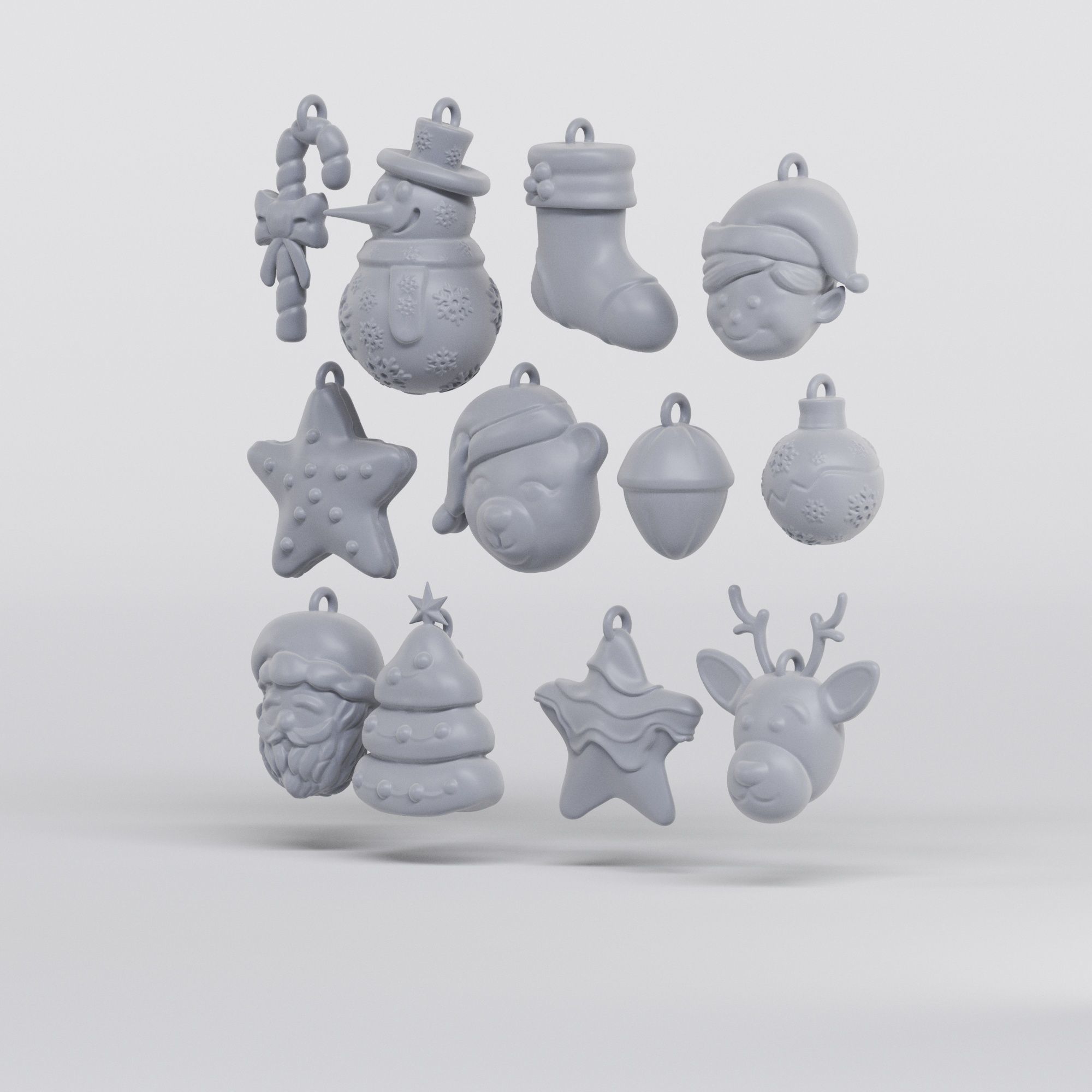 CHRISTMAS TREE DECORATIONS 3D print model_2