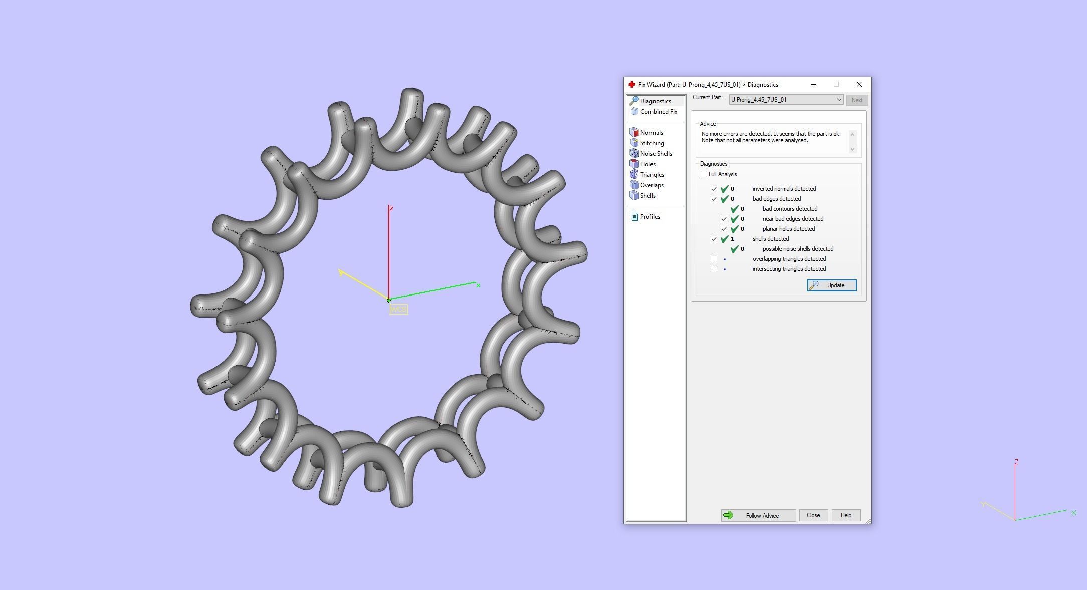 Round Diamond U-Prong Set Eternity Wedding Band 3D print model_3