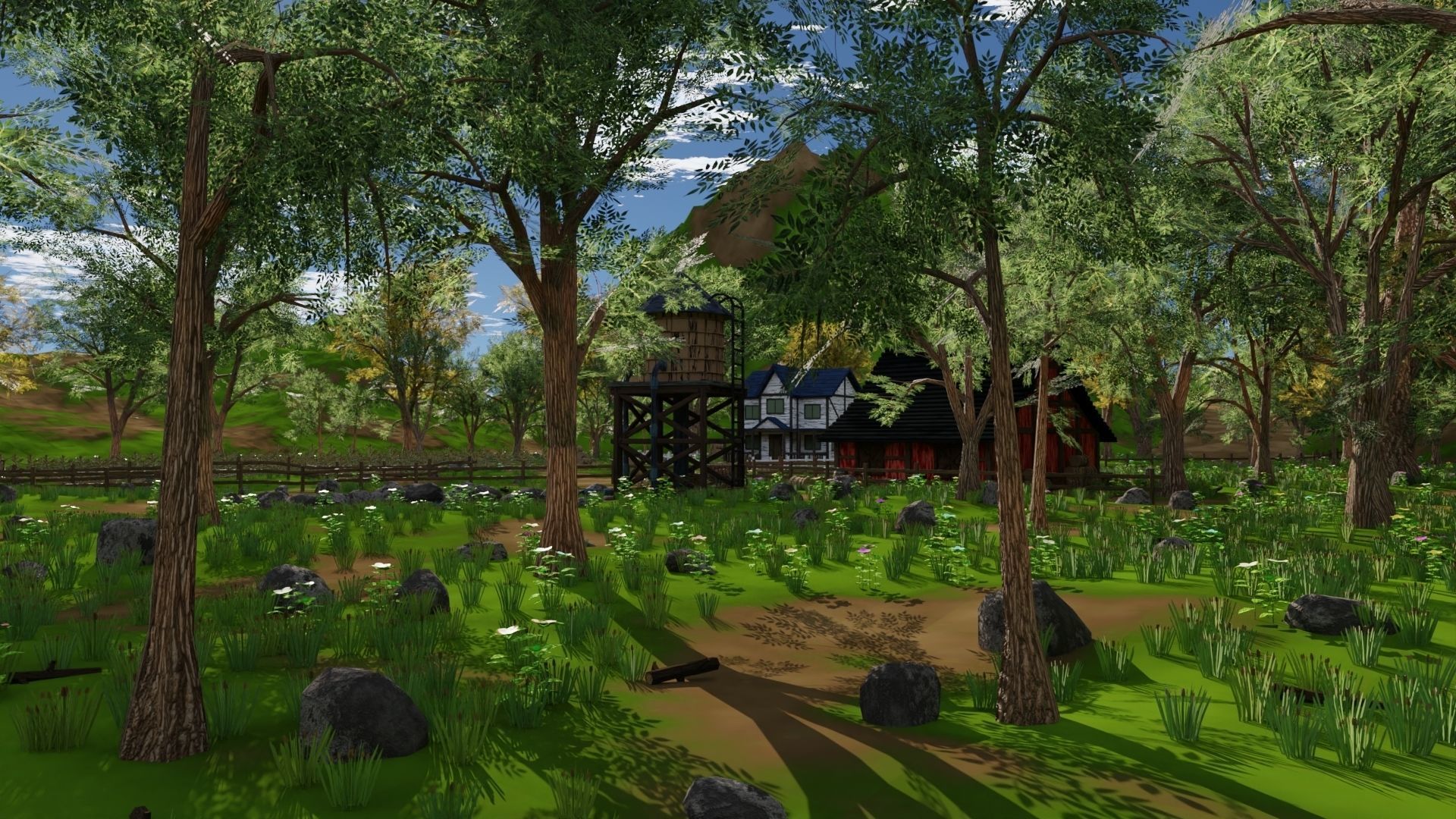 Farm field 3D model_33