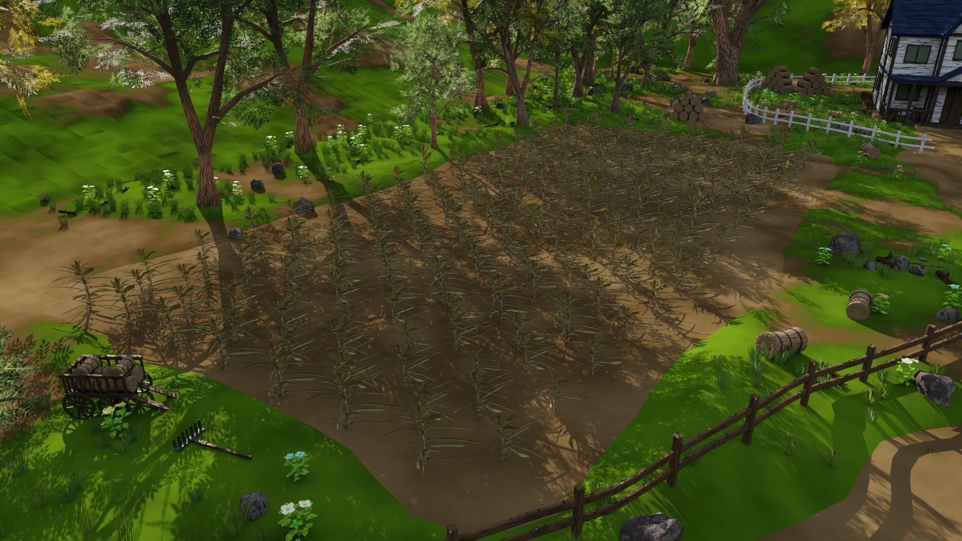 Farm field 3D model_35
