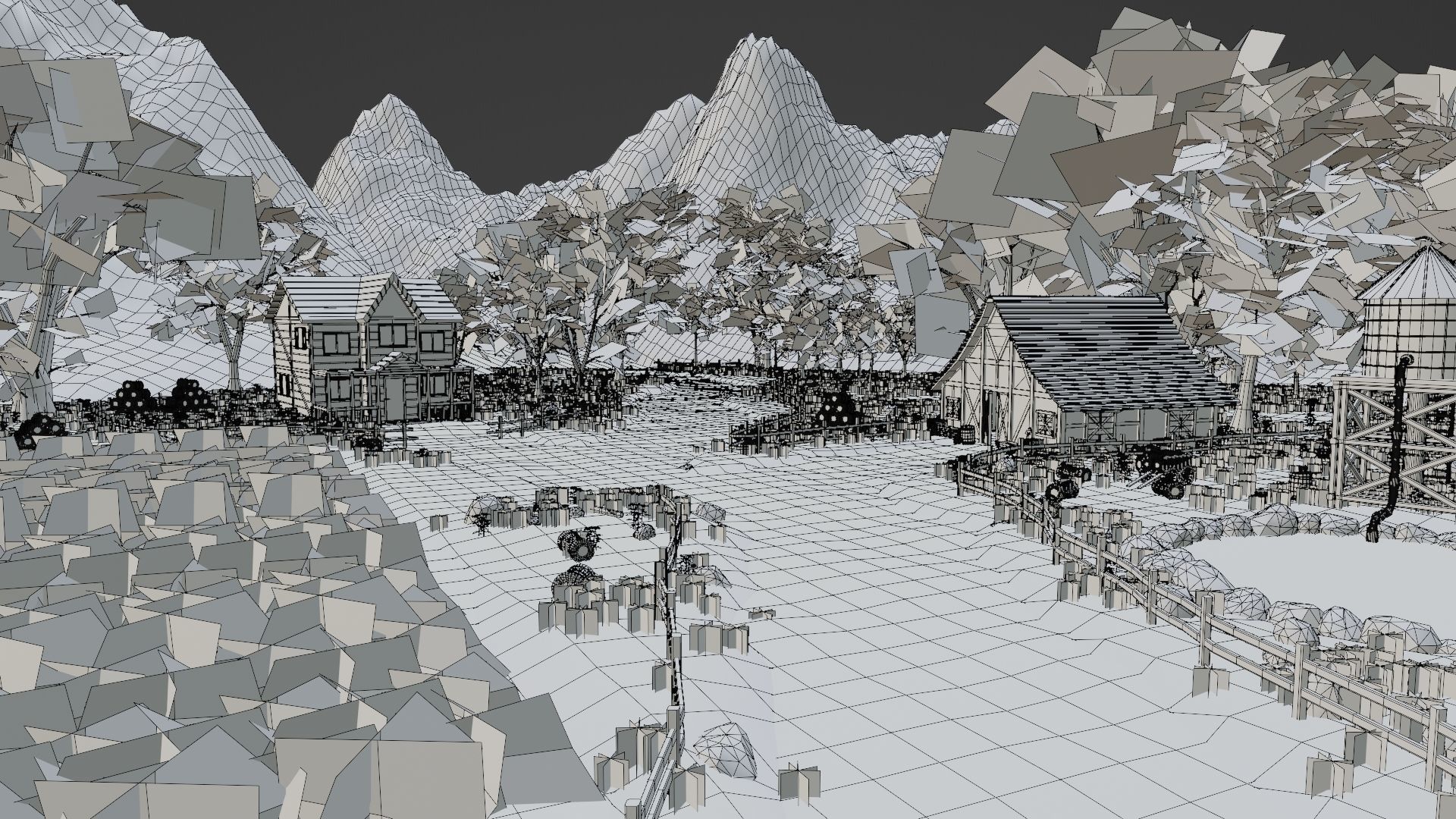 Farm field 3D model_39