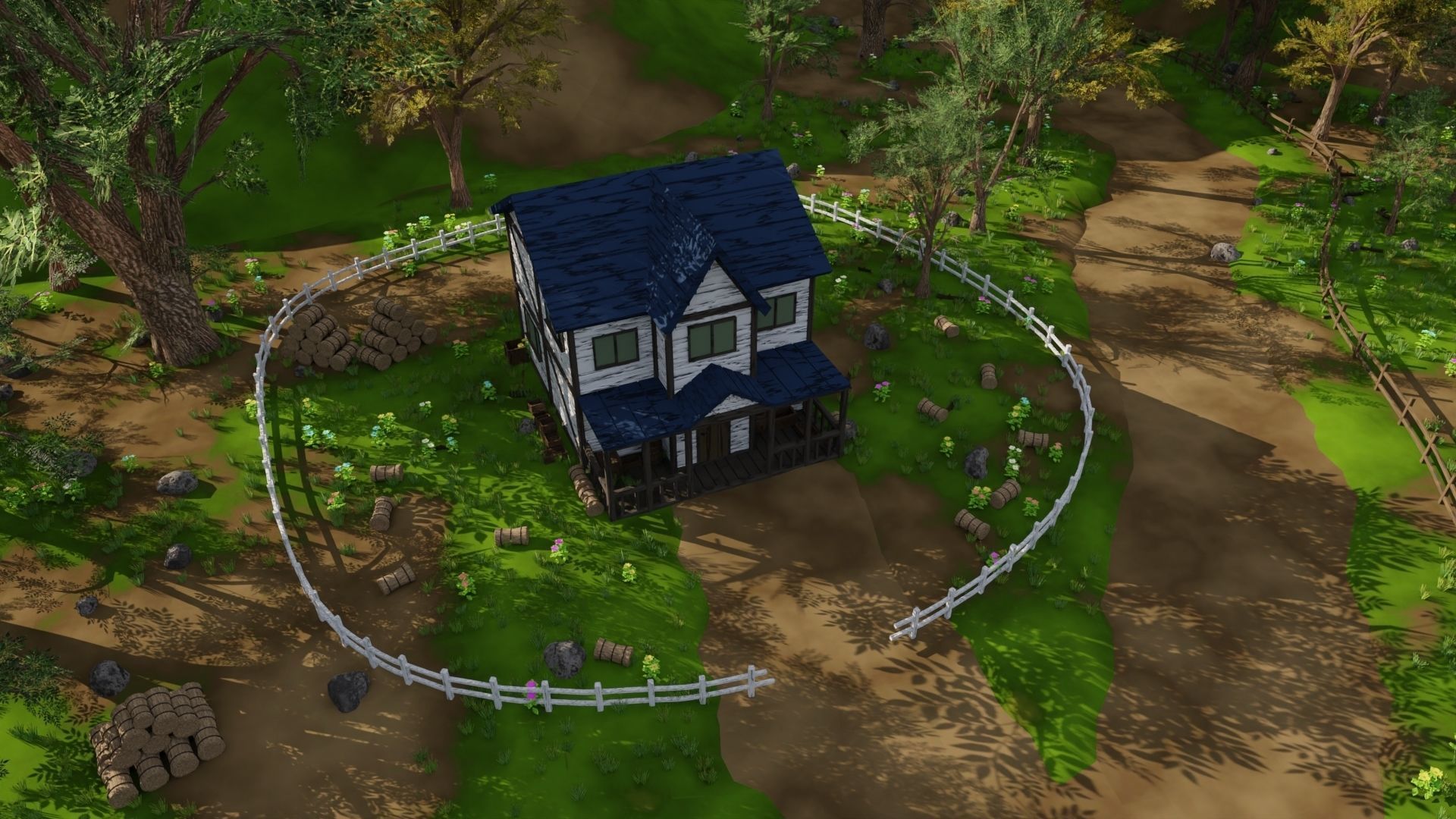 Farm field 3D model_23