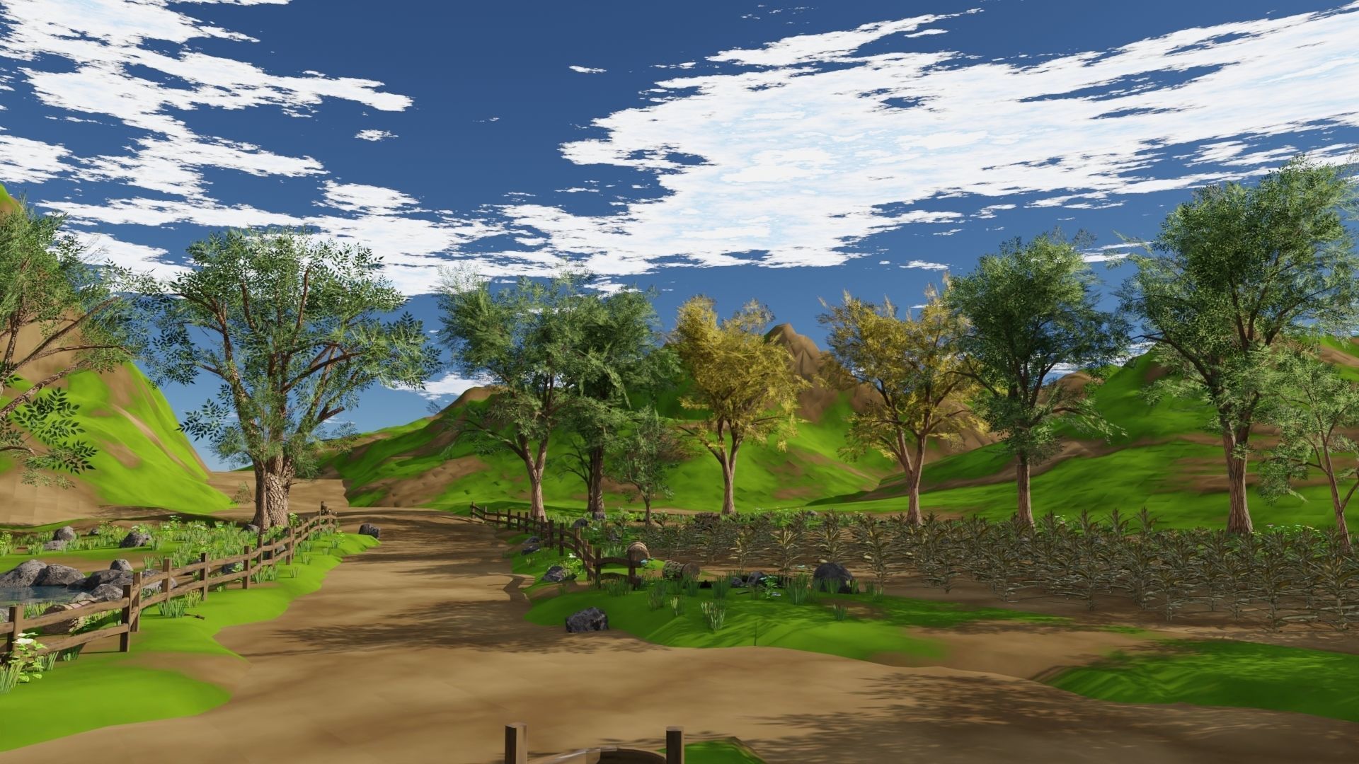 Farm field 3D model_28