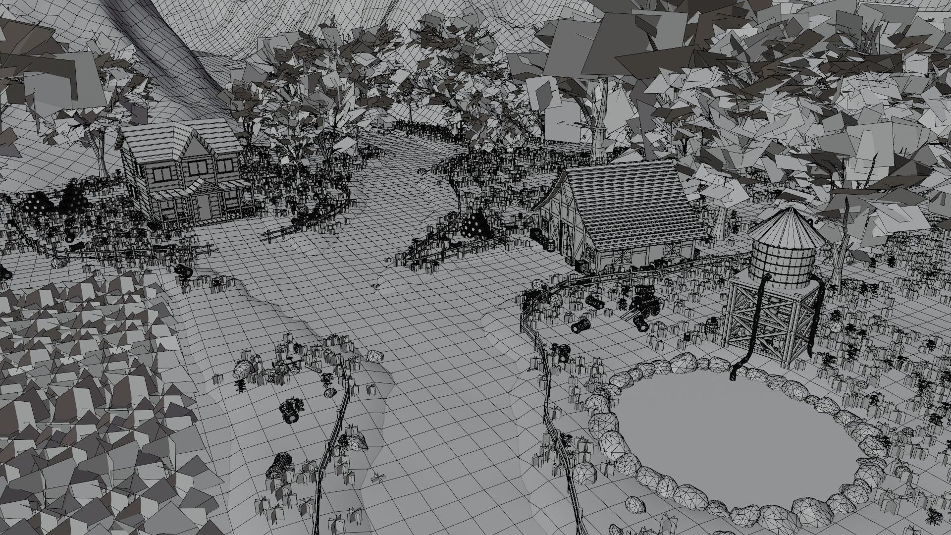 Farm field 3D model_38