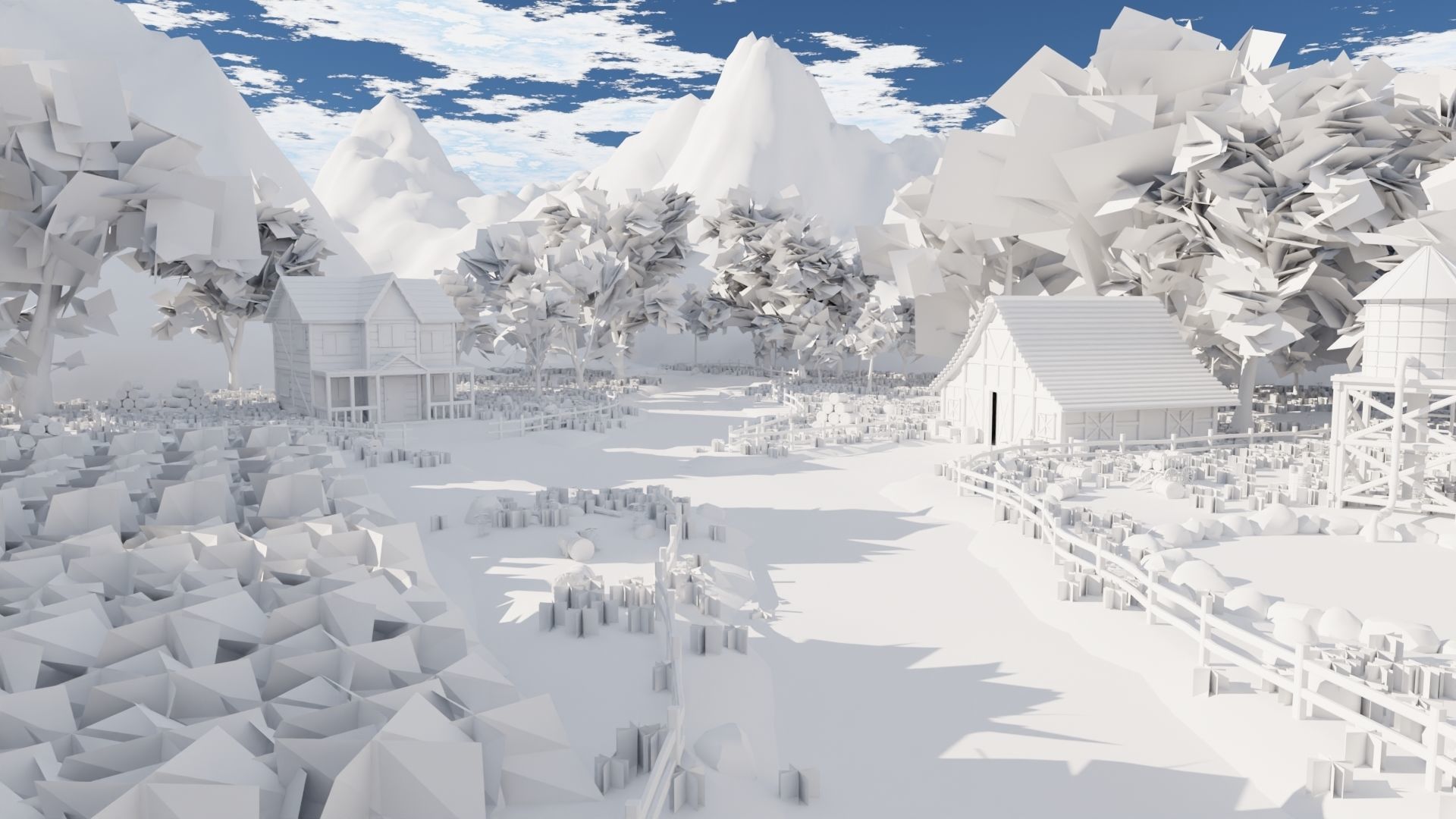 Farm field 3D model_16