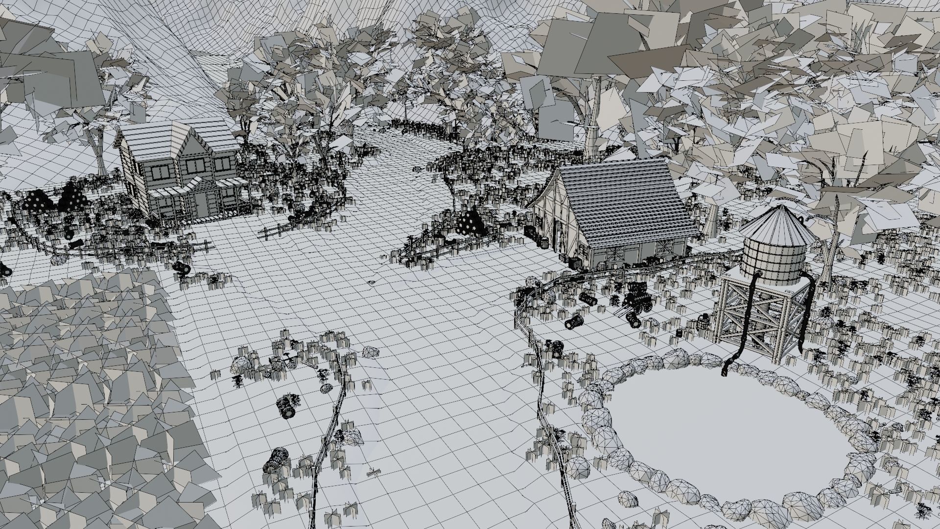 Farm field 3D model_40
