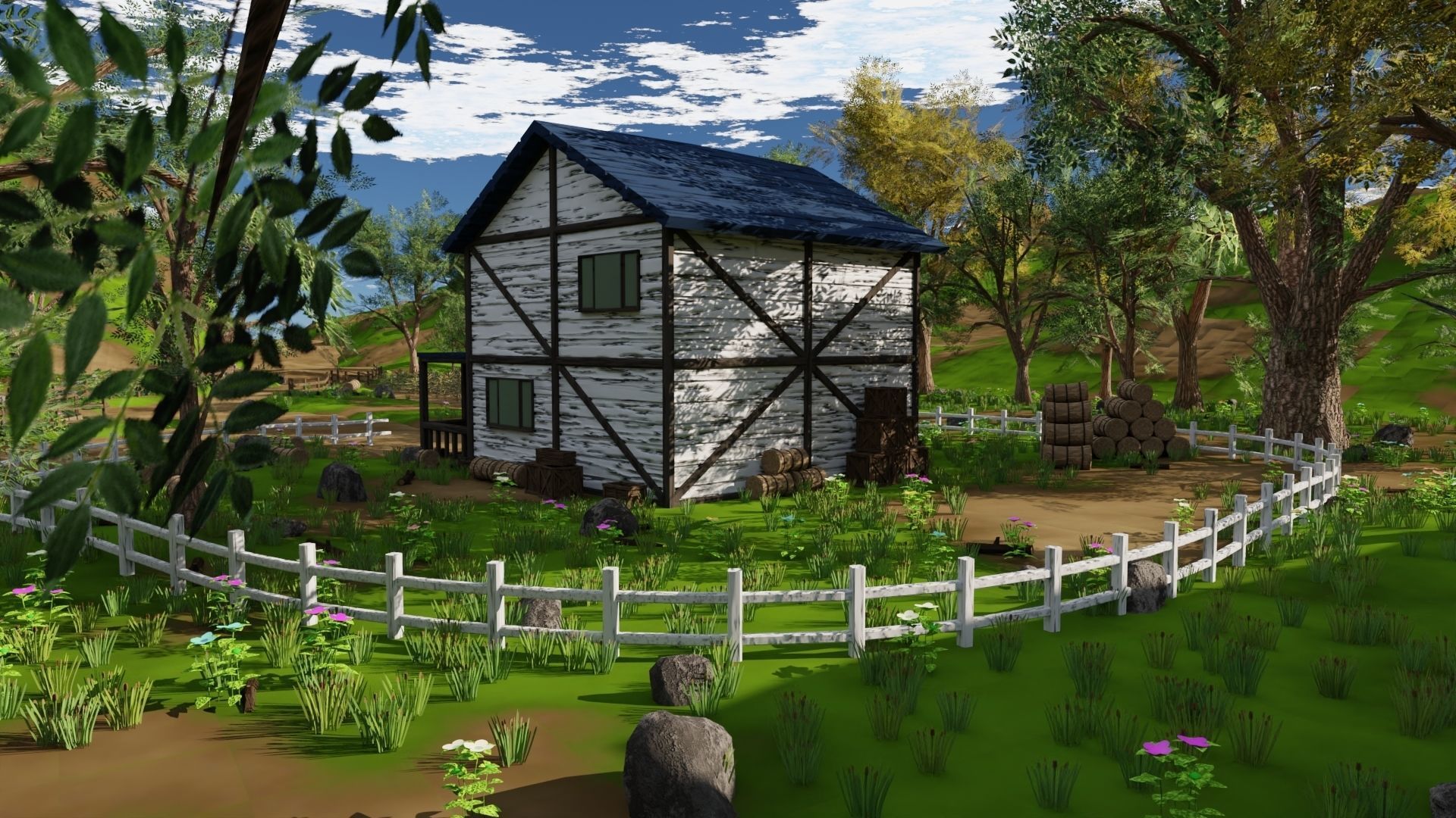 Farm field 3D model_21