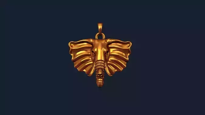 elephant pendant 