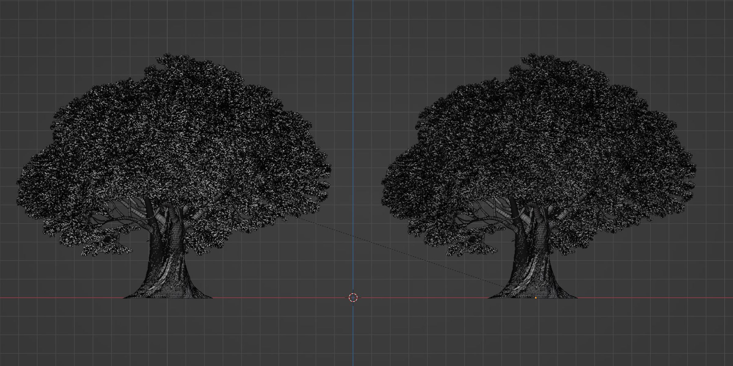 Landscape Tree vol 165-Blender 3D model_8