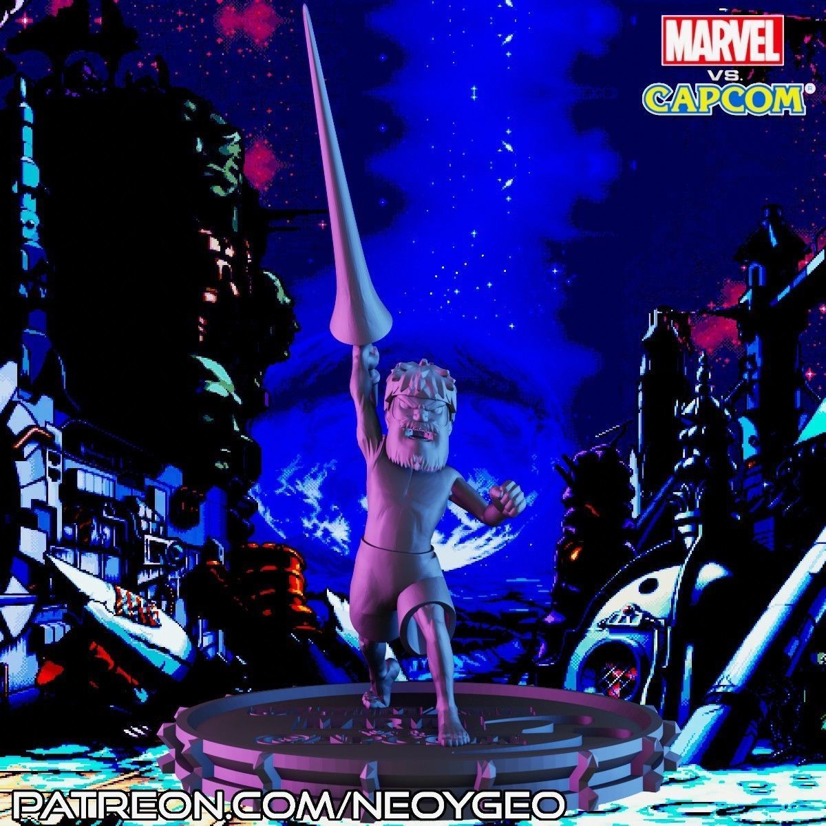 ARTHUR - MARVEL VS CAPCOM 3 3D print model_1