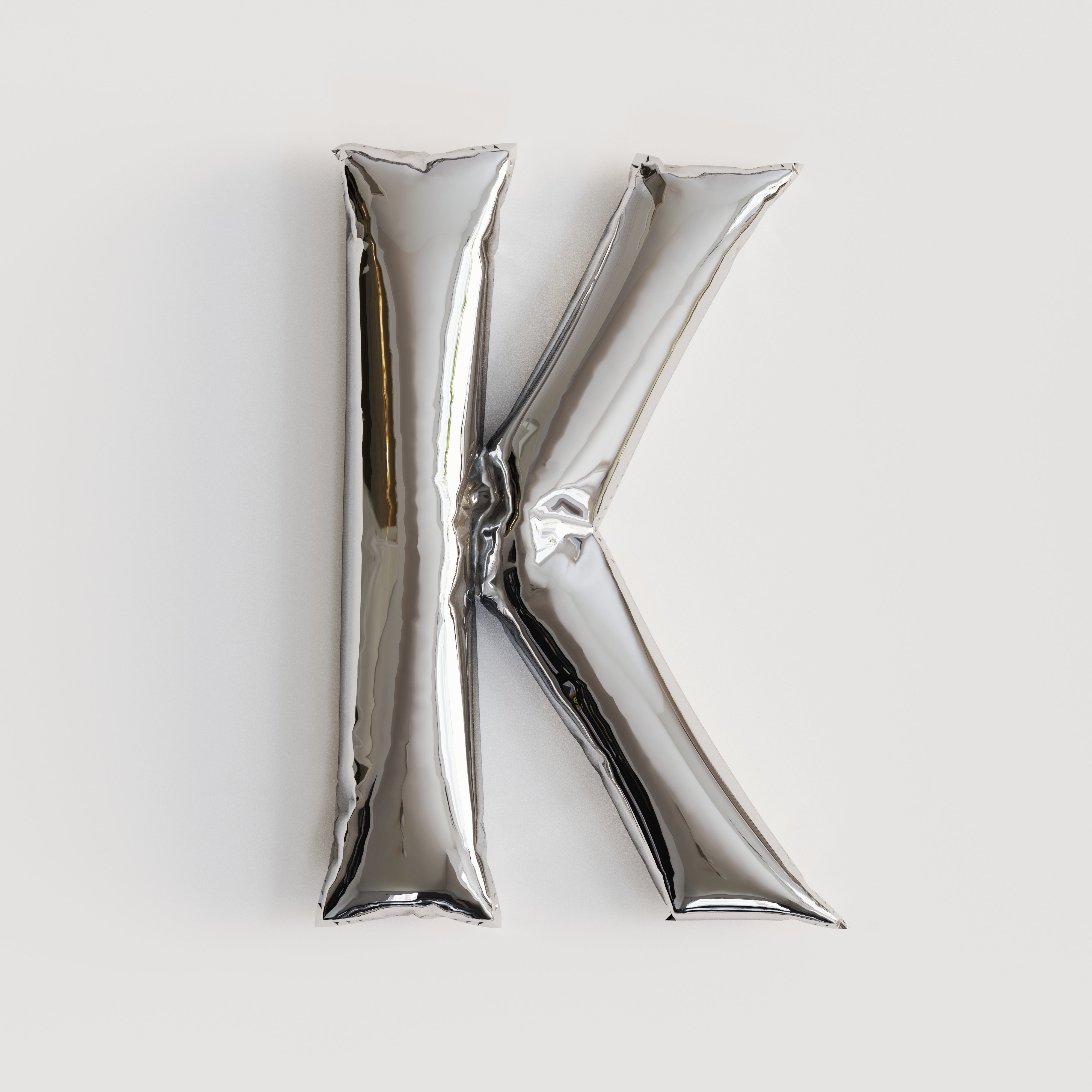 Alphabet balloons  Low-poly 3D model_28