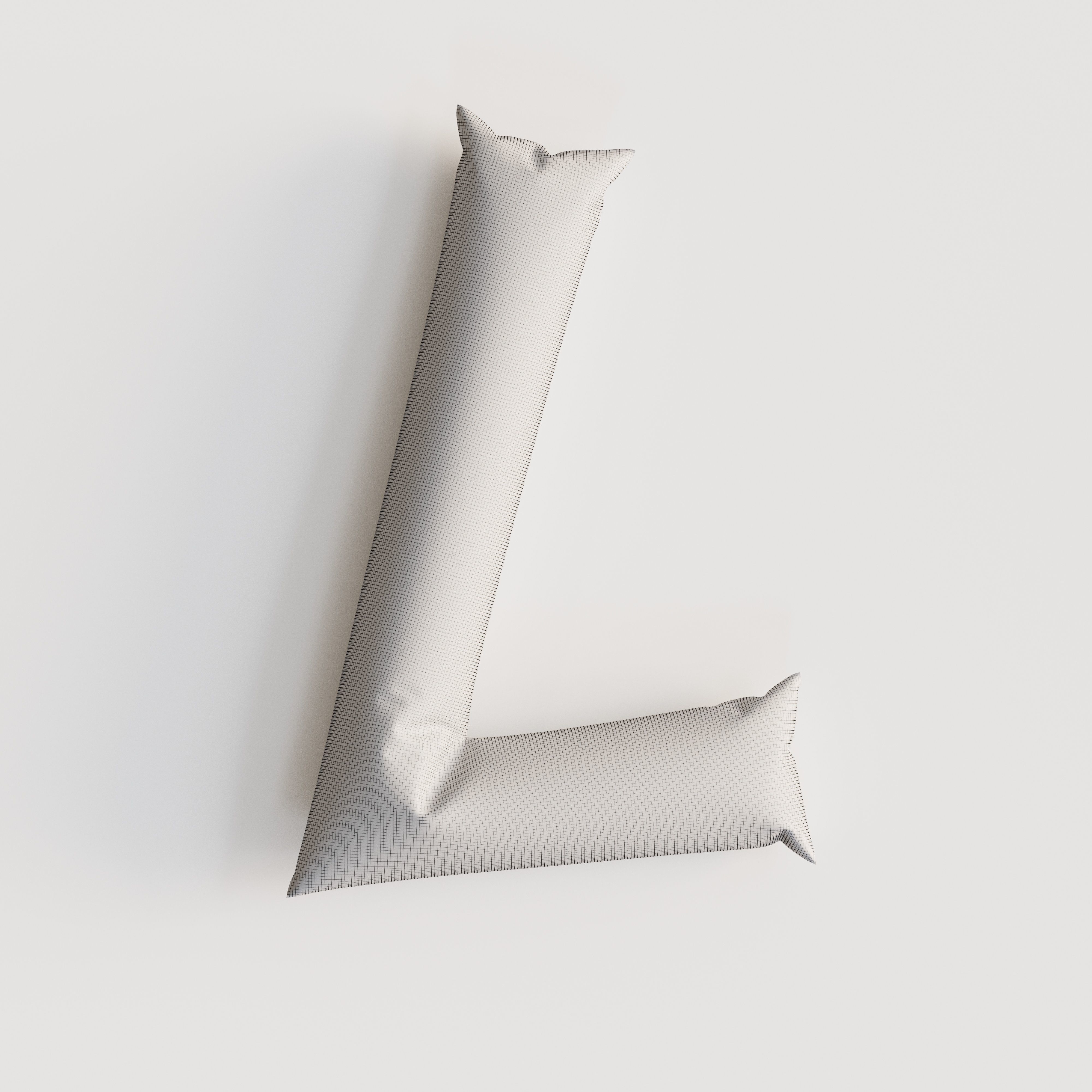 Alphabet balloons  Low-poly 3D model_30