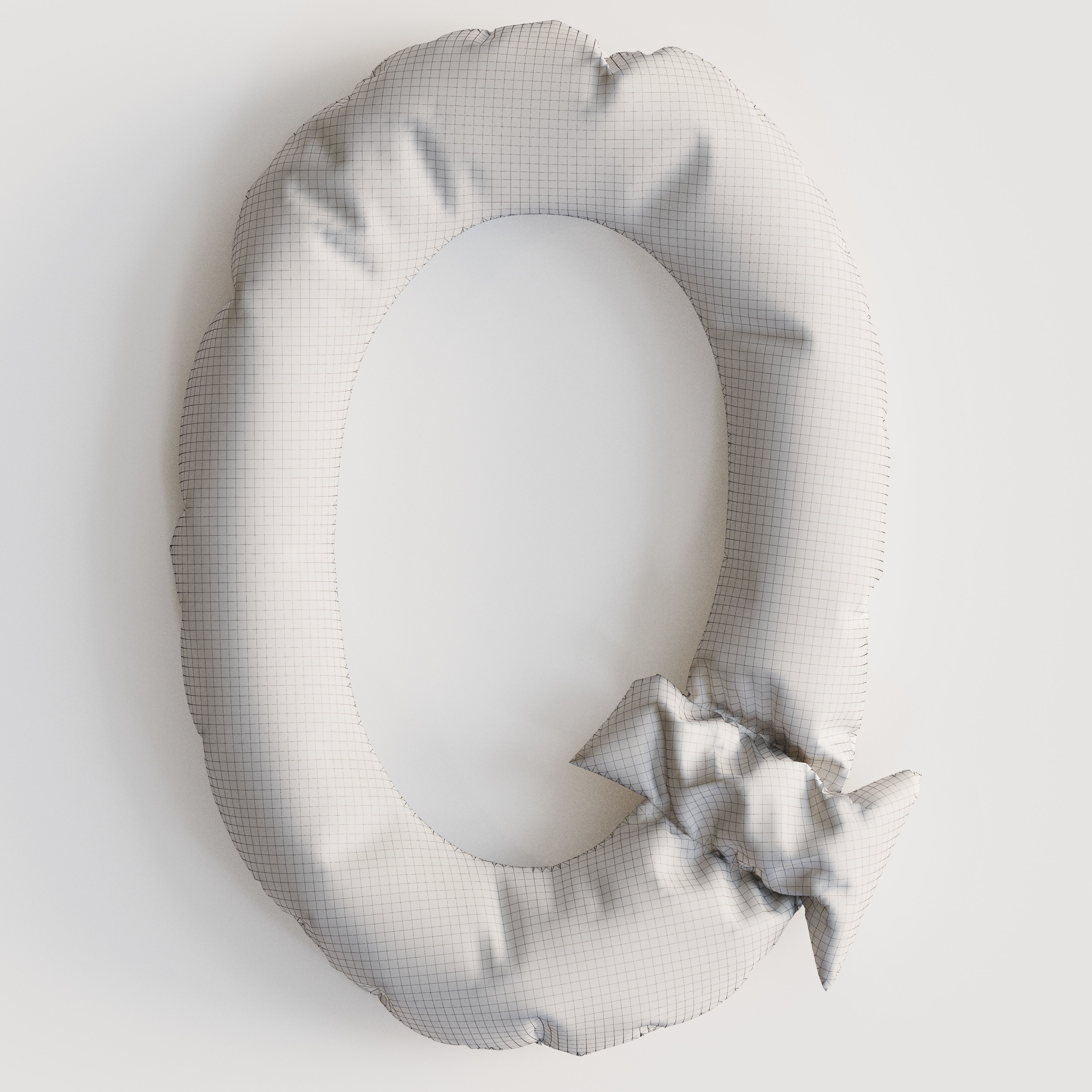 Alphabet balloons  Low-poly 3D model_49