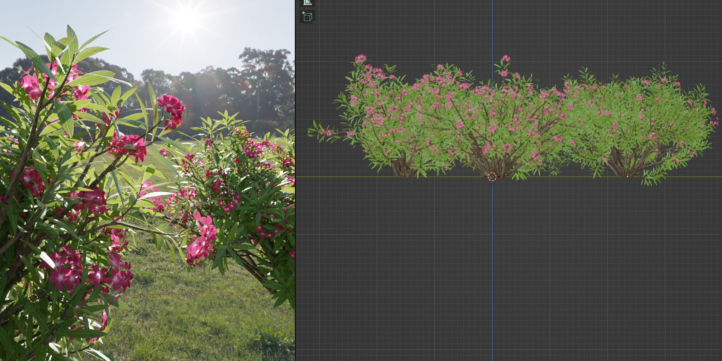 Oleander collection vol 166-Blender 3D model_8