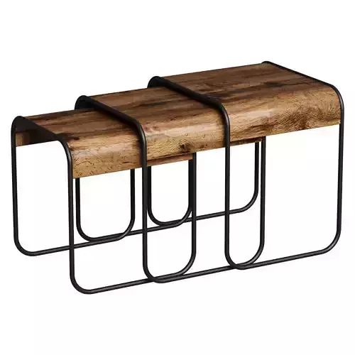 COFFEE TABLES WITH METAL LEGS