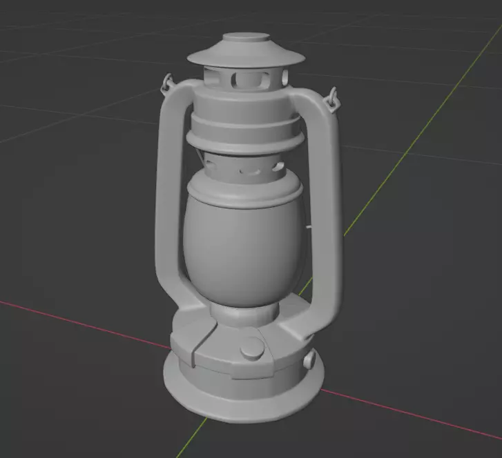 Simple Lamp 3D model