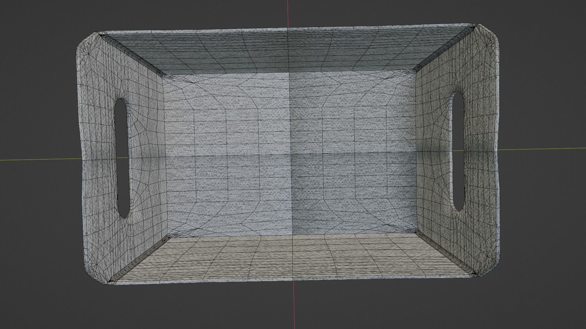 Decorative fabric storage tote Free 3D model_7