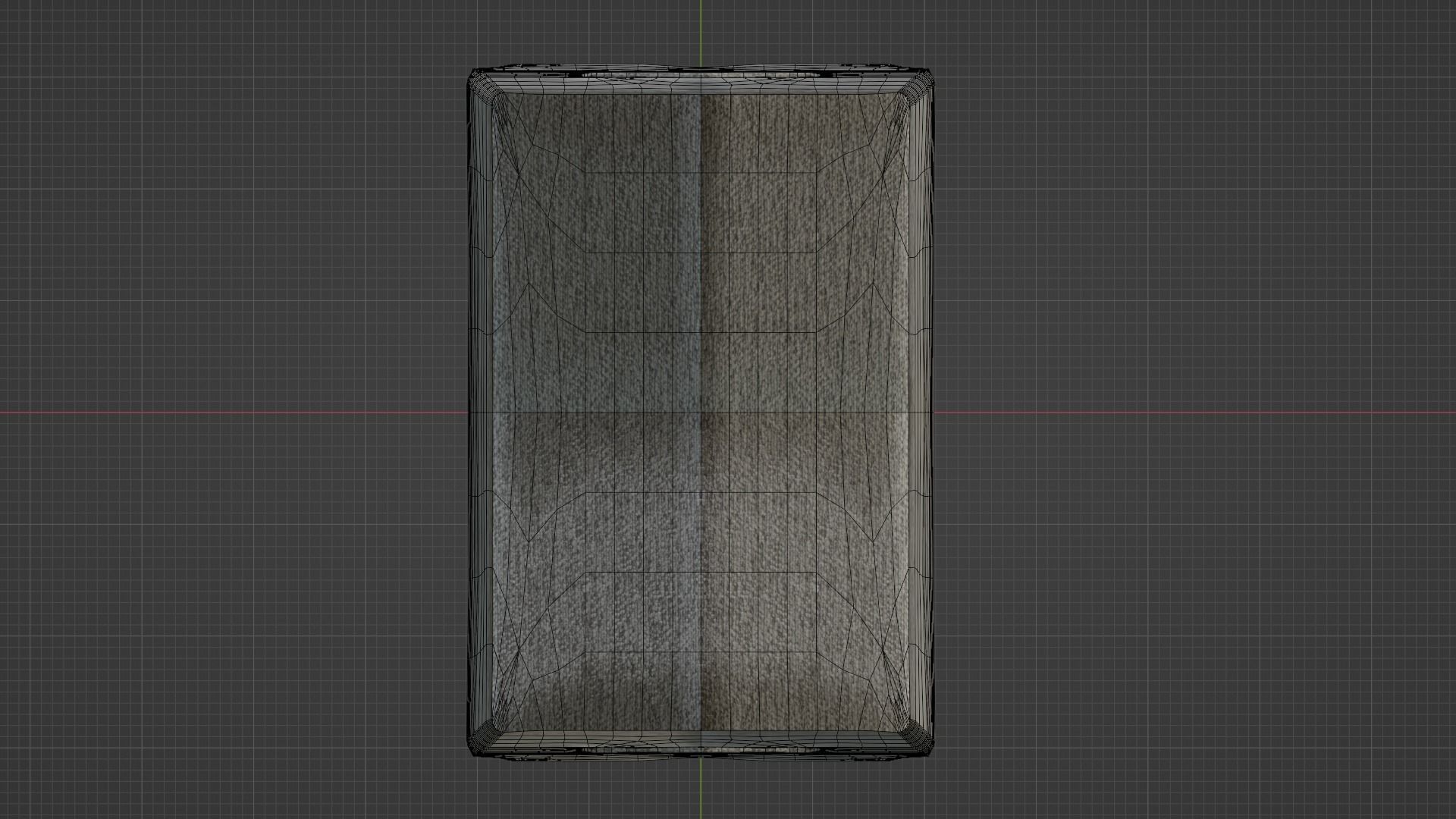 Decorative fabric storage tote Free 3D model_5
