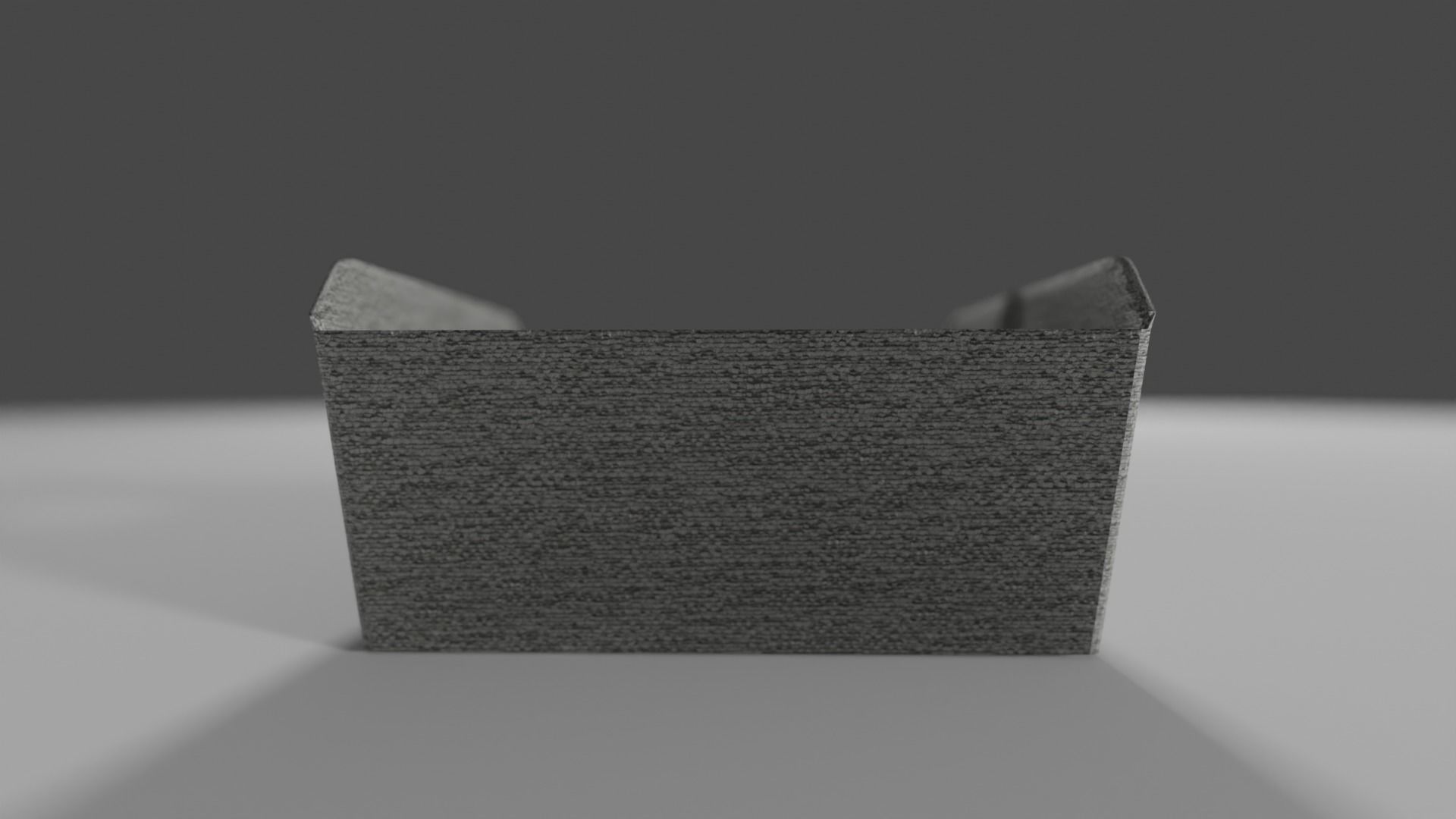 Decorative fabric storage tote Free 3D model_2