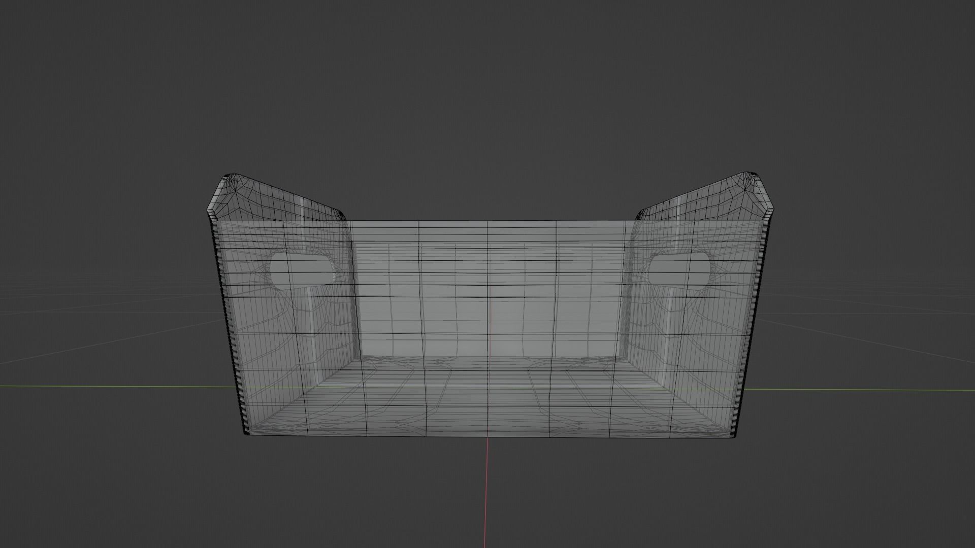 Decorative fabric storage tote Free 3D model_6