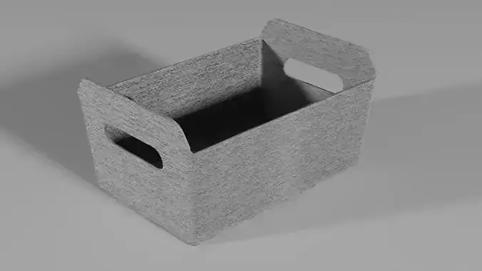 Decorative fabric storage tote