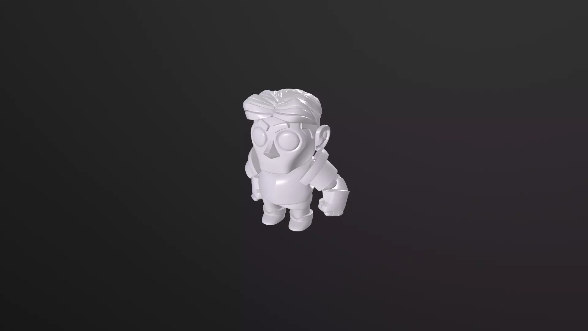 HP stylized character blank Free 3D model