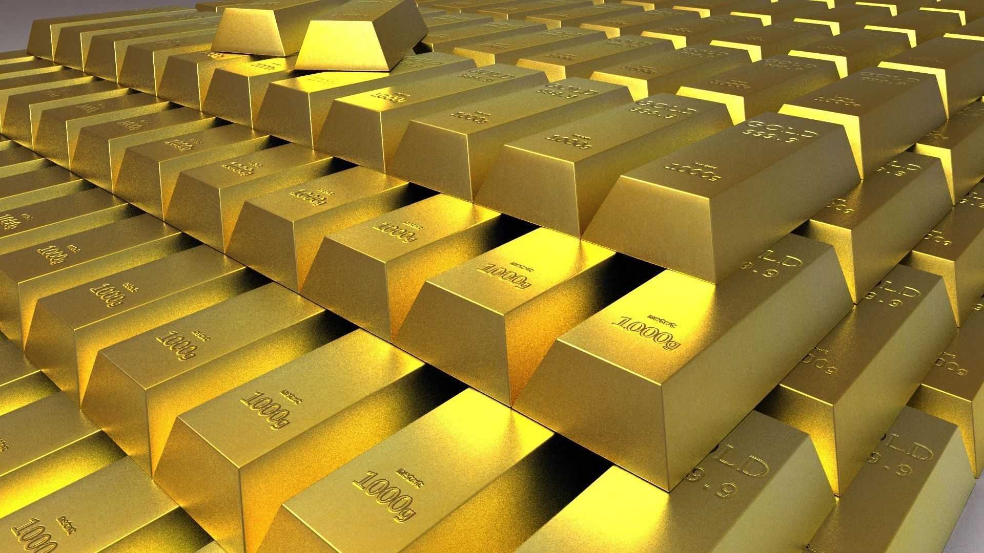 gold bar prices money bank luxury bullion square glazed ingo 3D model_2