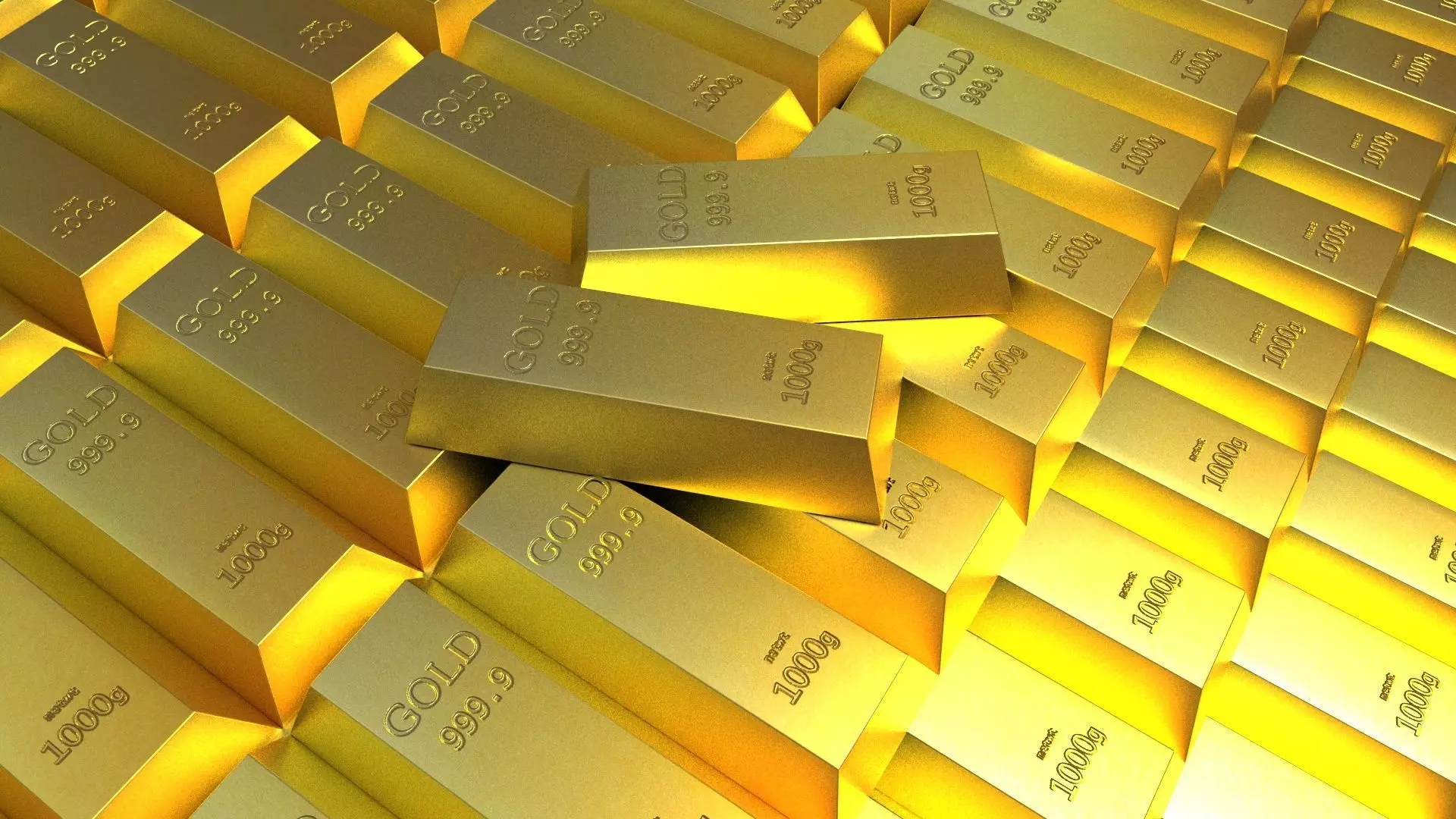 gold bar prices money bank luxury bullion square glazed ingo 3D model_0