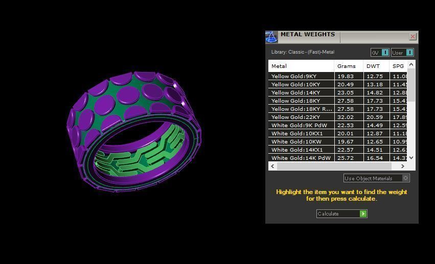 Rings 3D print model_5