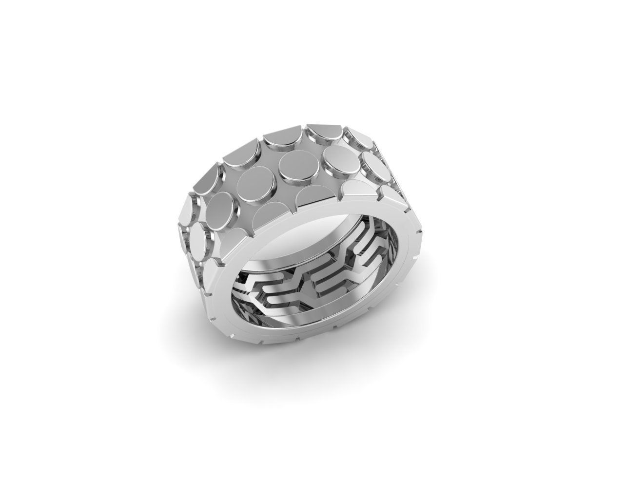 Rings 3D print model_3