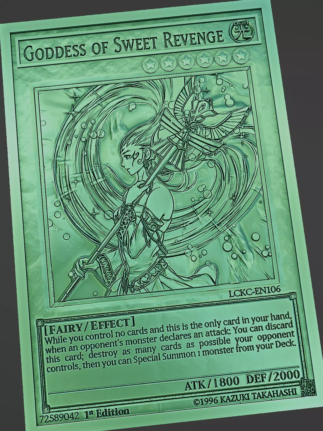 goddess of sweet revenge - yugioh Free 3D print model