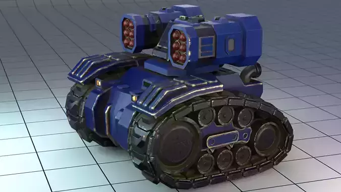 Battle toon tank