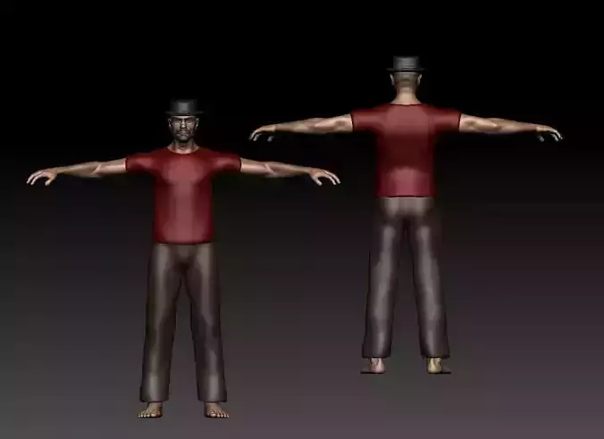 Walter White 3D model 3D model