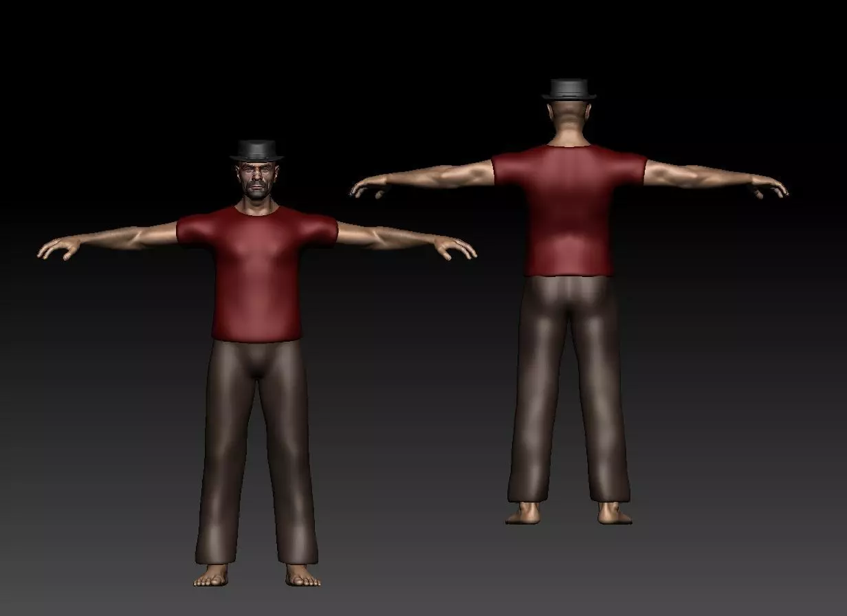 Walter White 3D model 3D model_0