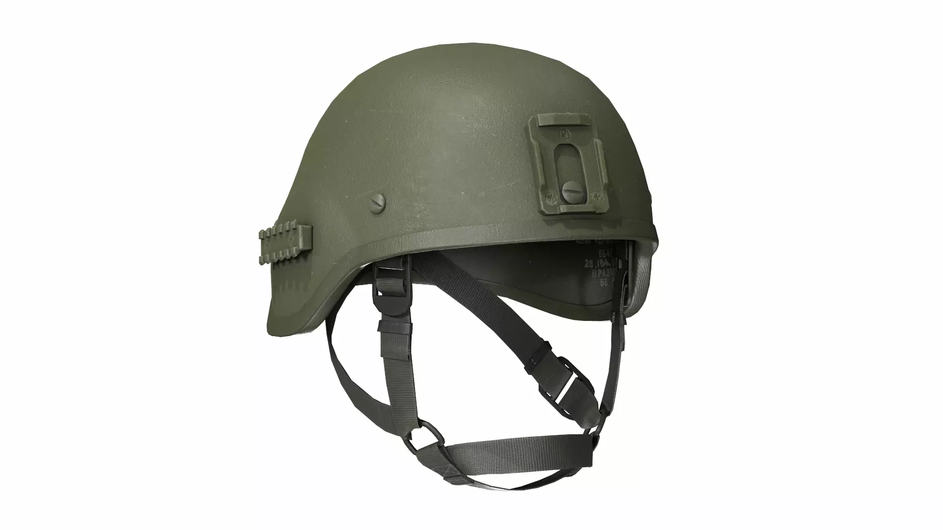 6B47 Russian Helmet Ratnik Low-poly 3D model_0