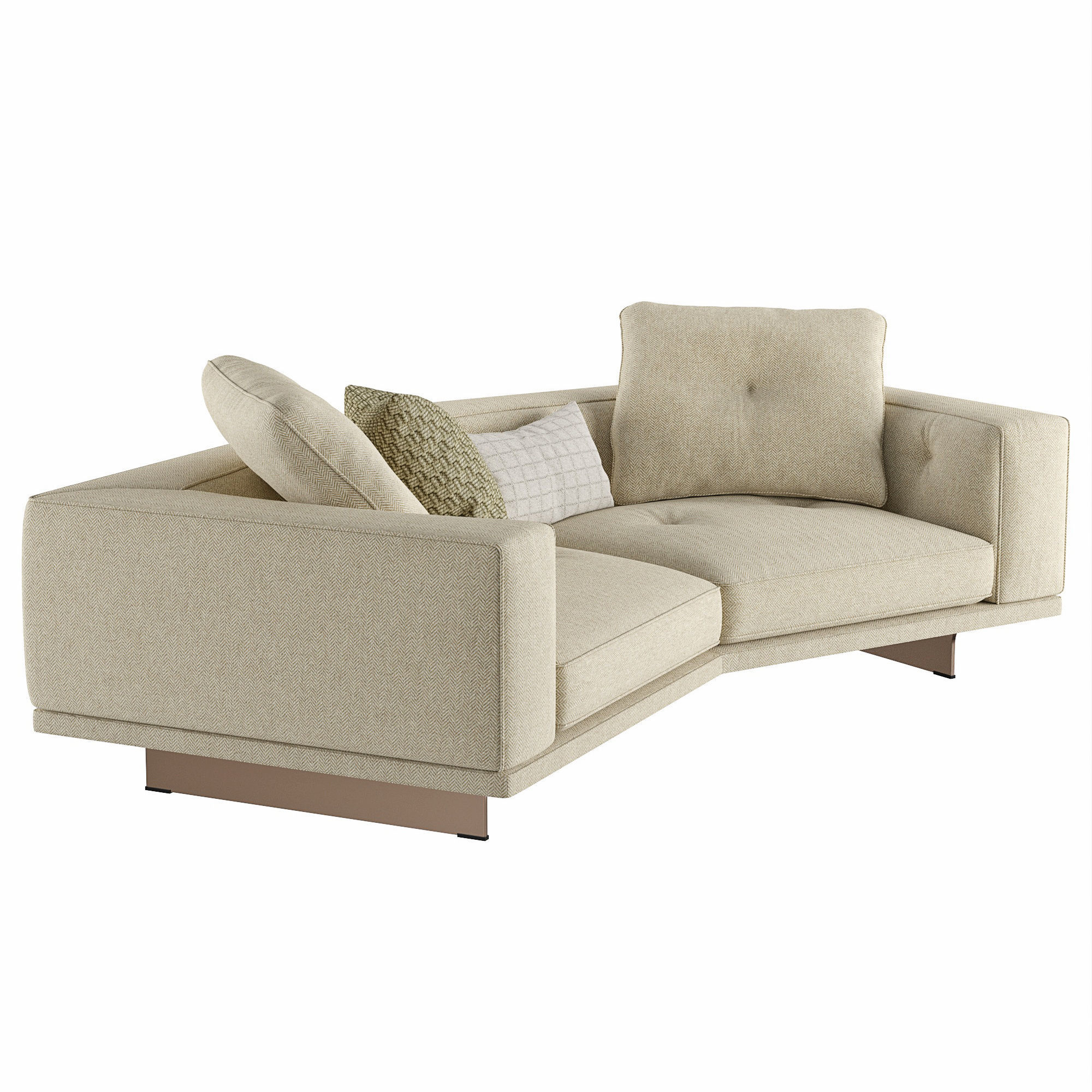 Inclined Sofa Dylan 3D model_3