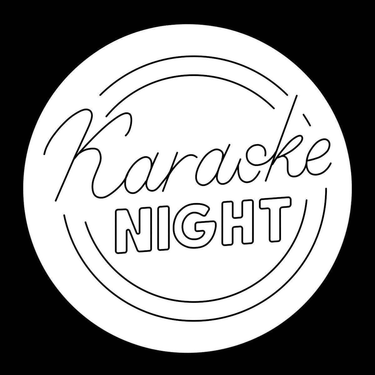 Karaoke Night Neon Sign 3D model_2