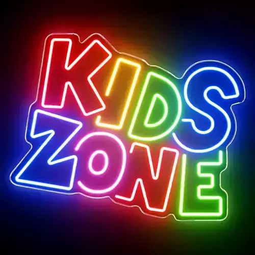 Kids Zone Neon Sign