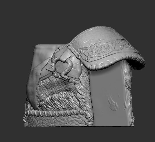 Lego Minifigures - Kratos - God Of War Ragnarok  3D print model_20