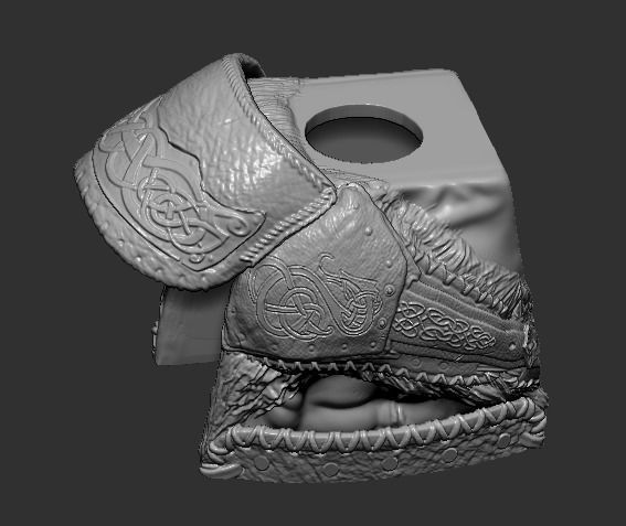 Lego Minifigures - Kratos - God Of War Ragnarok  3D print model_19