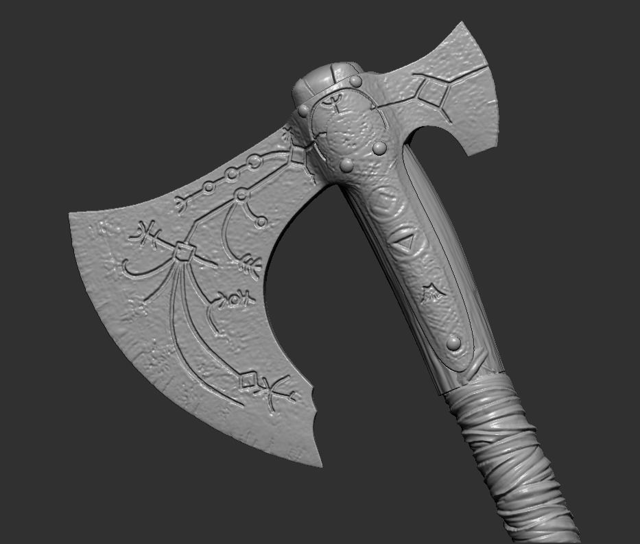 Lego Minifigures - Kratos - God Of War Ragnarok  3D print model_28